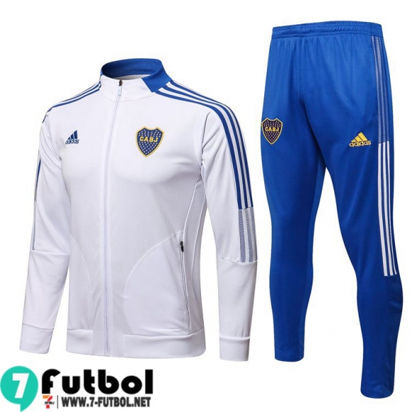 Chaquetas Futbol Boca Juniors blanca Hombre 2021 2022 JK156