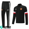 Chaquetas Futbol Manchester United negro Hombre 2021 2022 JK159