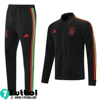 Chaquetas Futbol Ajax negro Hombre 2021 2022 JK161