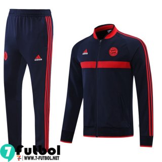 Chaquetas Futbol Bayern Munich azul marino Hombre 2021 2022 JK165