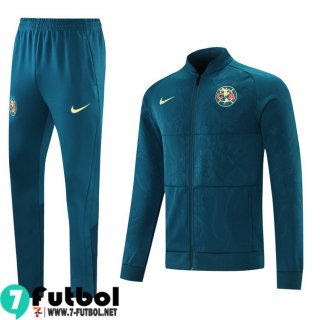 Chaquetas Futbol Club América verde oscuro Hombre 2021 2022 JK171