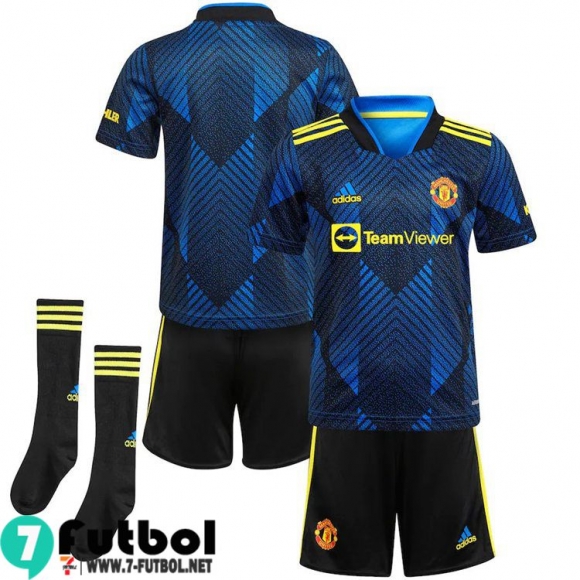 Camiseta futbol Manchester United Tercera Niños 2021 2022