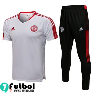 T-Shirt Manchester United blanca Hombre 2021 2022 PL163