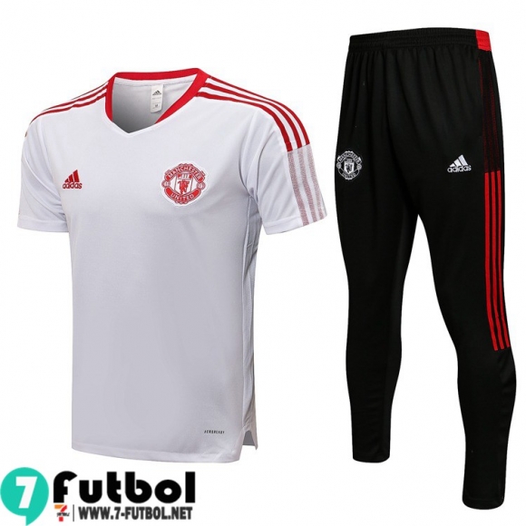 T-Shirt Manchester United blanca Hombre 2021 2022 PL167