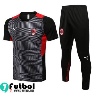 T-Shirt AC Milan blanco negro Hombre 2021 2022 PL176