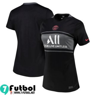 Camiseta futbol PSG Tercera Femenino 2021 2022