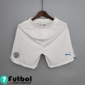 Pantalon Corto Futbol Manchester City blanca Hombre 2021 2022 DK79