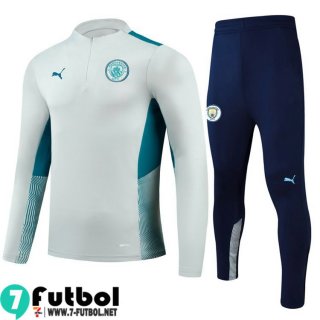 Chandal Futbol Manchester City blanca Hombre 2021 2022 TG121