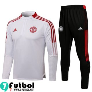 Chandal Futbol Manchester United blanca Hombre 2021 2022 TG131