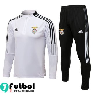 Chandal Futbol Benfica blanca Hombre 2021 2022 TG135
