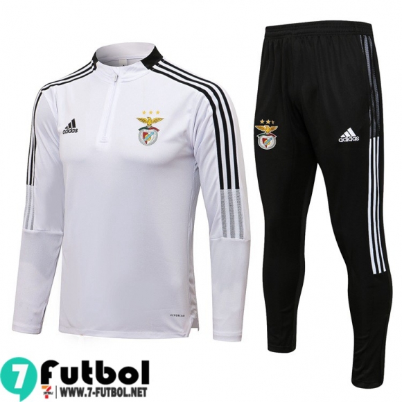 Chandal Futbol Benfica blanca Hombre 2021 2022 TG135