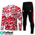 Chandal Futbol Manchester United rojo blanco Hombre 2021 2022 TG137