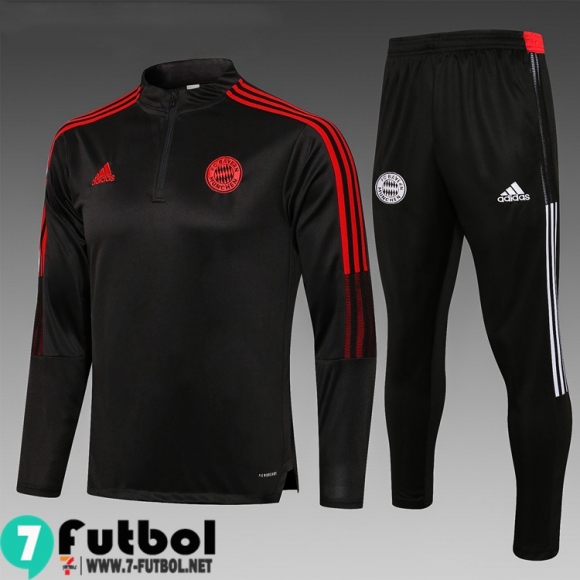 Chandal Futbol Bayern Munich negro Niños 2021 2022 TK83