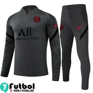 Chandal Futbol PSG Gris oscuro Niños 2021 2022 TK87