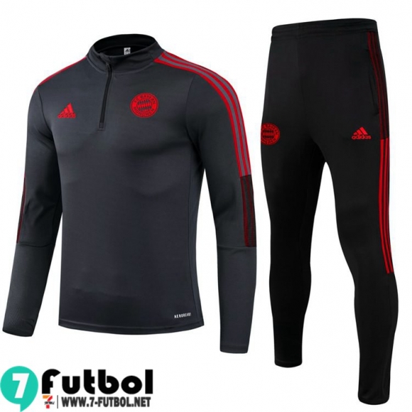 Chandal Futbol Bayern Munich Gris oscuro Niños 2021 2022 TK89