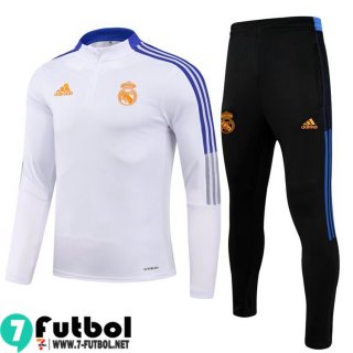 Chandal Futbol Real Madrid blanca Niños 2021 2022 TK91