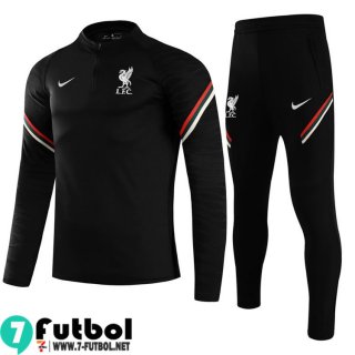 Chandal Futbol Liverpool negro Niños 2021 2022 TK94