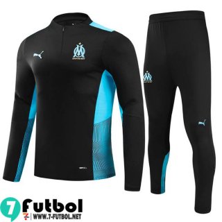 Chandal Futbol Olympique De Marsella negro Niños 2021 2022 TK96