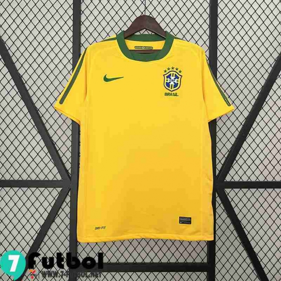 Retro Camiseta Futbol Brasil Primera Hombre 2010 FG488