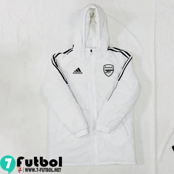 Chaqueta De Plumas Arsenal Blanco Hombre 2022 2023 DD103