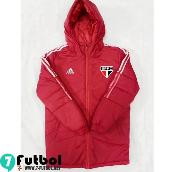 Chaqueta De Plumas Sao Paulo rojo Hombre 2022 2023 DD122