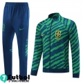 KIT:Chaquetas Brasil verde Hombre 2022 2023 JK539