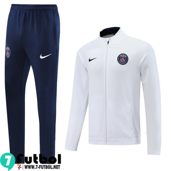 KIT:Chaquetas PSG Blanco Hombre 2022 2023 JK542