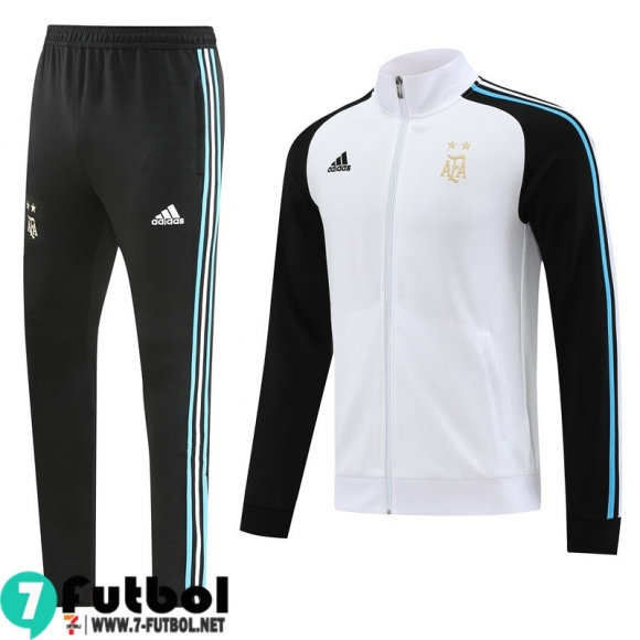 KIT:Chaquetas Argentina Blanco Hombre 2022 2023 JK545