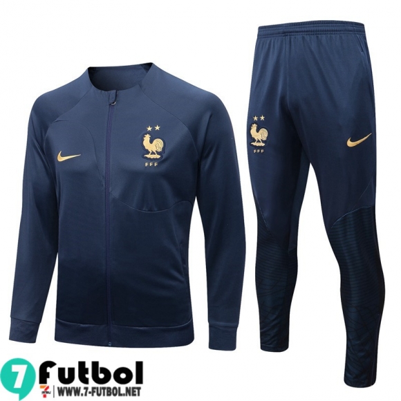 KIT:Chaquetas Francia azul Hombre 2022 2023 JK555