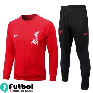 KIT:Chaquetas Liverpool rojo Hombre 2022 2023 JK556