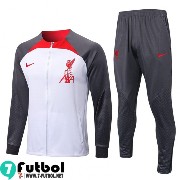 KIT:Chaquetas Liverpool Blanco Hombre 2022 2023 JK557