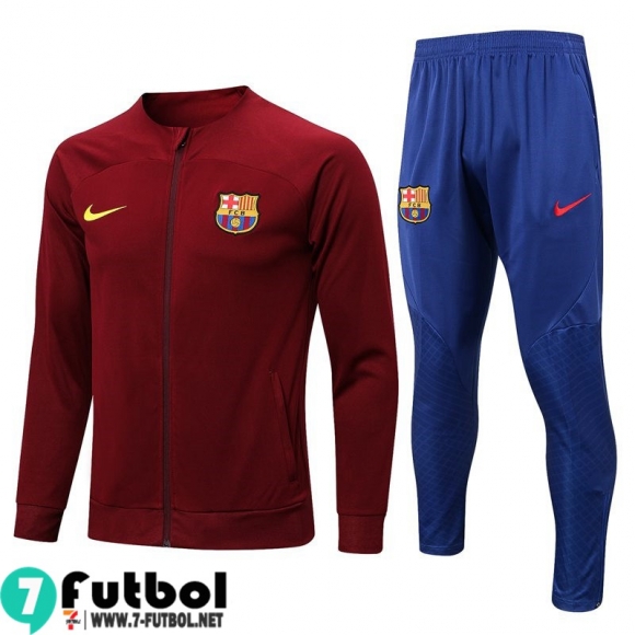 KIT:Chaquetas Barcelona rojo oscuro Hombre 2022 2023 JK569