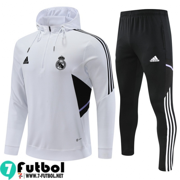 Sudaderas Deportivas Real Madrid Blanco Hombre 2022 2023 SW44