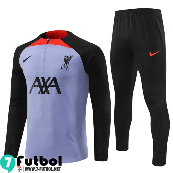 KIT:Chandal Futbo Liverpool Violeta Hombre 2022 2023 TG492