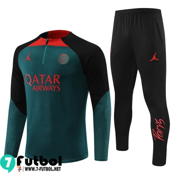 KIT:Chandal Futbo PSG verde Hombre 2022 2023 TG500