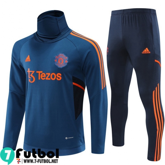 KIT:Chandal Futbo Manchester United azul Hombre 2022 2023 TG507