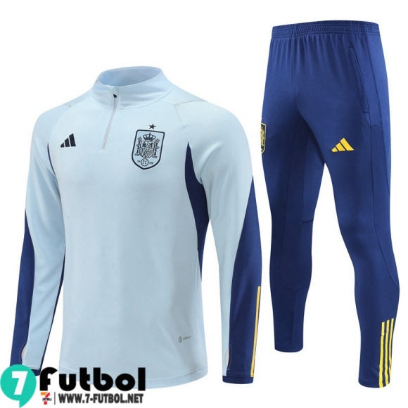 KIT:Chandal Futbo Espana cielo azul Hombre 2022 2023 TG509