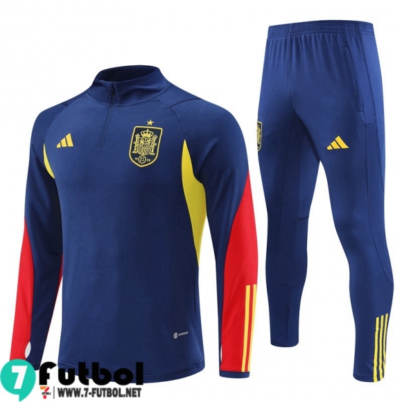 KIT:Chandal Futbo Espana azul Hombre 2022 2023 TG510