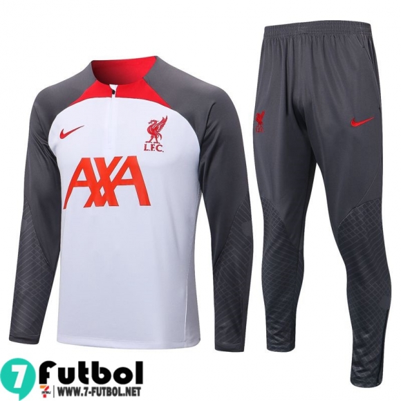 KIT:Chandal Futbo Liverpool Blanco Hombre 2022 2023 TG517