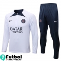 KIT:Chandal Futbo PSG Blanco Hombre 2022 2023 TG518