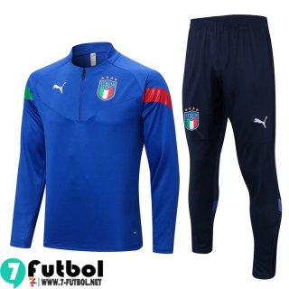 KIT:Chandal Futbo Italie azul Hombre 2022 2023 TG520