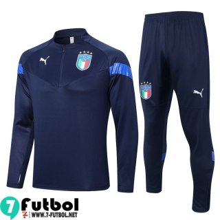 KIT:Chandal Futbo Italie azul Hombre 2022 2023 TG521