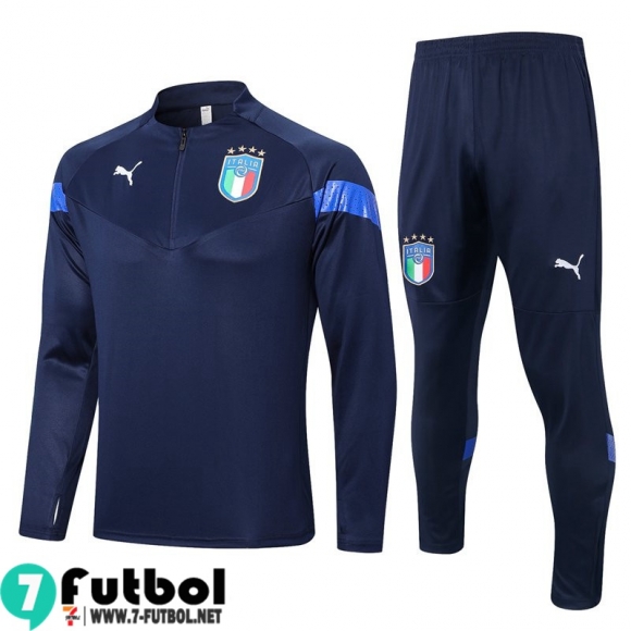 KIT:Chandal Futbo Italie azul Hombre 2022 2023 TG521