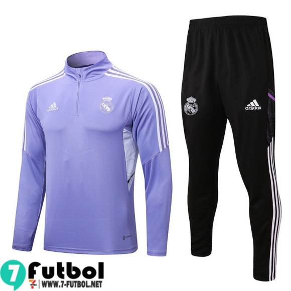 KIT:Chandal Futbo Real Madrid Violeta Hombre 2022 2023 TG523