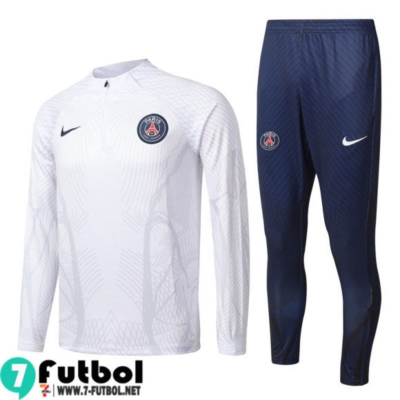 KIT:Chandal Futbo PSG Blanco Hombre 2022 2023 TG530