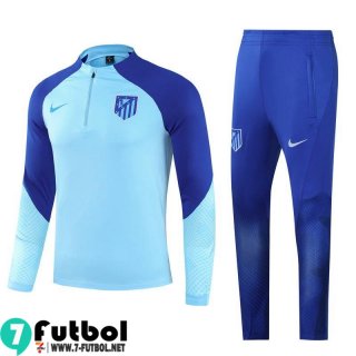 KIT:Chandal Futbo Atletico Madrid cielo azul Hombre 2022 2023 TG535