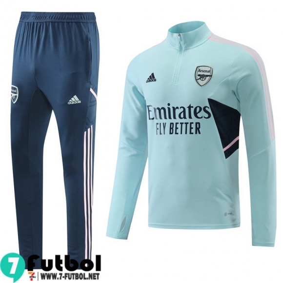 KIT:Chandal Futbo Arsenal cielo azul Hombre 2022 2023 TG538