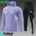 KIT:Sudaderas Deportivas Real Madrid Violeta Ninos 2022 2023 TK385