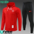 KIT:Sudaderas Deportivas PSG rojo Ninos 2022 2023 TK389