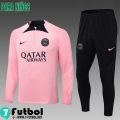 KIT:Chandal Futbo PSG rosado Ninos 2022 2023 TK397